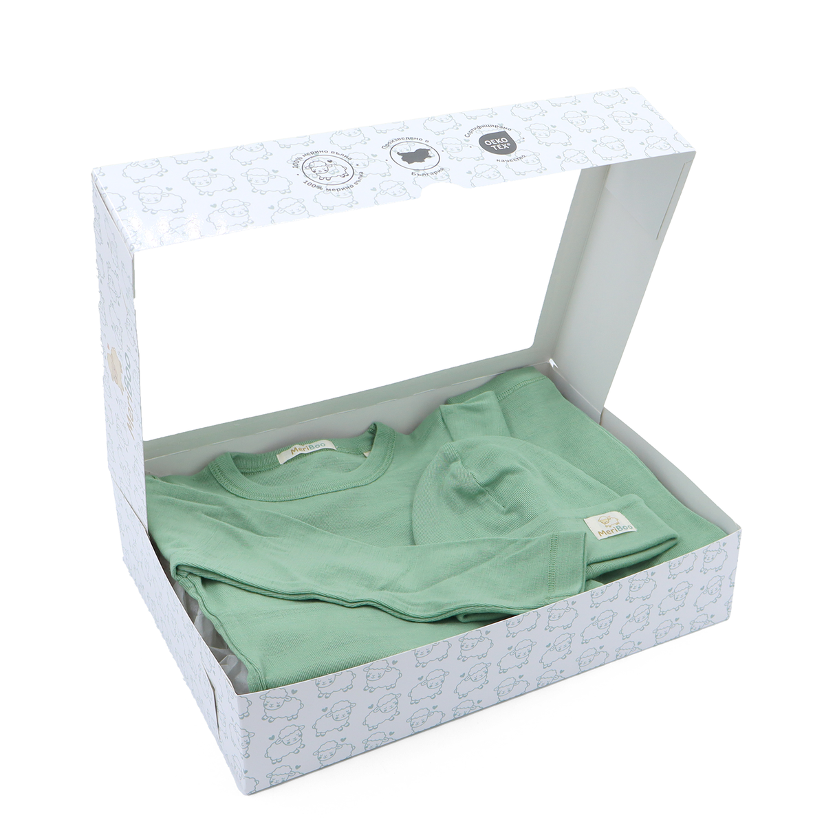 MeriBoo – Set aus 100 % zertifizierter feiner Merinowolle „Mini Active“