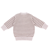 Strickjacke aus 100 % organischer Merinowolle