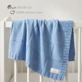 Luxuriöse Babydecke aus 100 % zertifizierter Merinowolle – 100 x 80 cm.