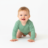 Langarm-Body aus 100 % zertifizierter feiner Merinowolle
