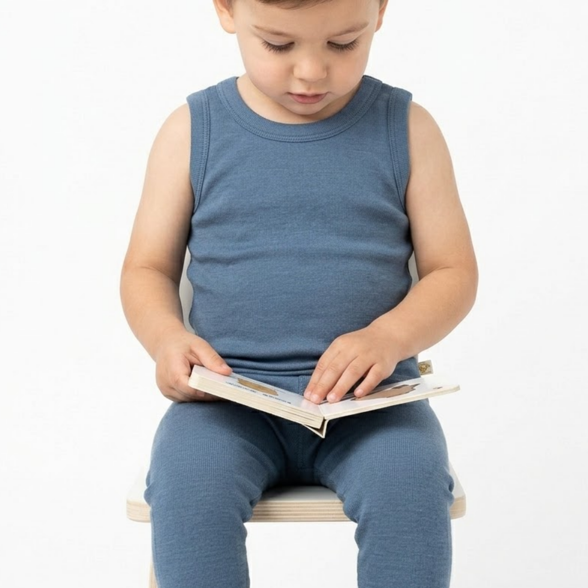 Kinder-Unterhemd aus 100 % feiner Bio-Merinowolle