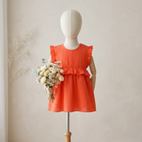 Kleid „Soft Breeze“ aus 100 % Bio-Musselin mit Knöpfchen zum einfachen Anziehen