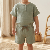 MeriBoo – Basisset aus 100 % Bio-Musselin „Mini Essentials Summer“