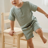 MeriBoo – Basisset aus 100 % Bio-Musselin „Mini Essentials Summer“