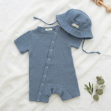 Strampler „Soft Breeze“ aus 100 % Bio-Musselin