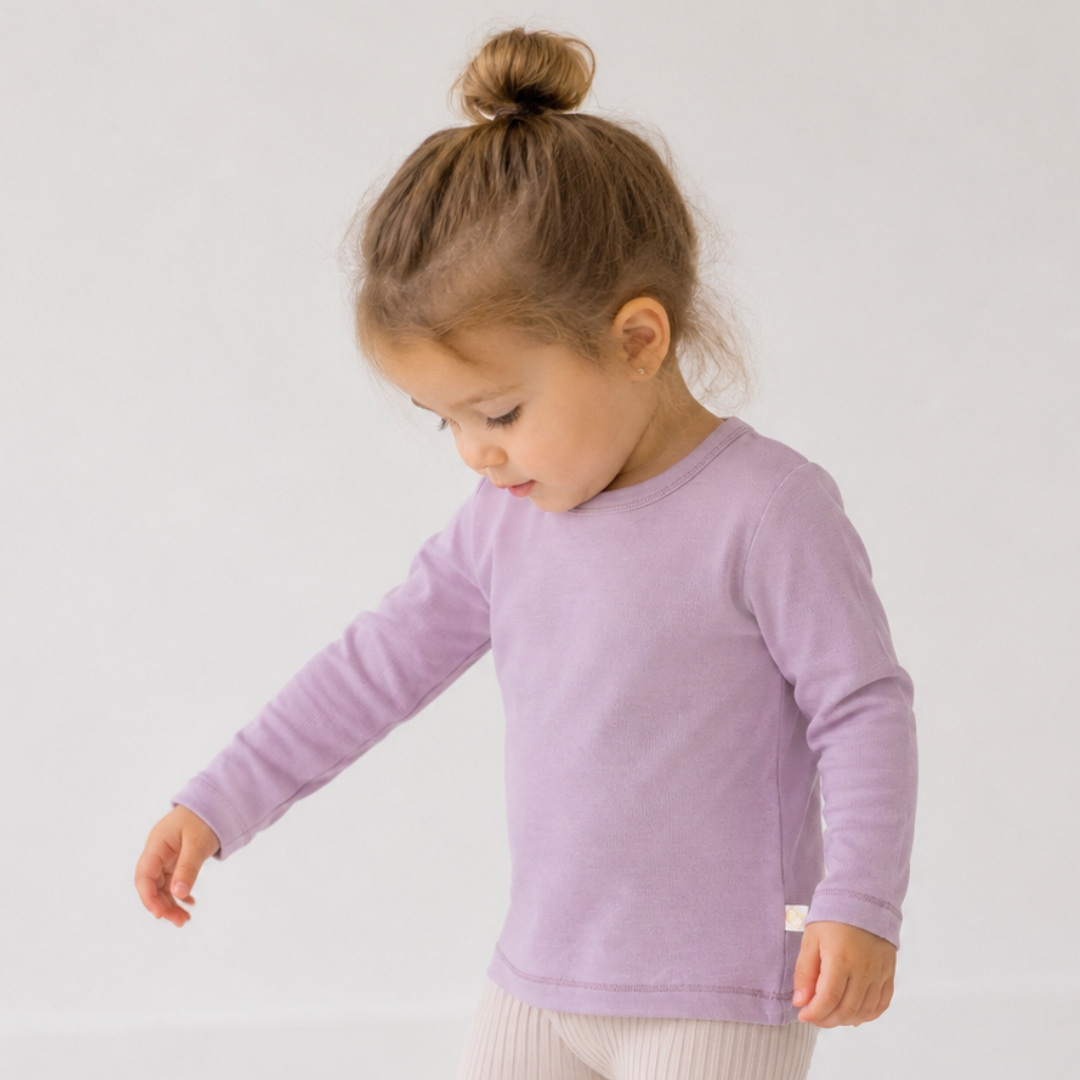 Langarmshirt aus 100 % zertifizierter feiner Merinowolle