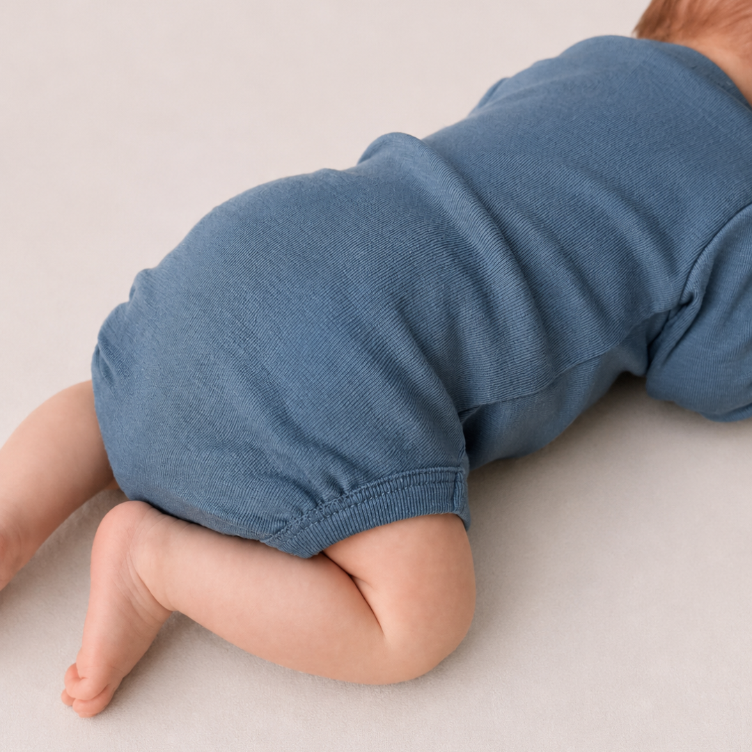 Langarm-Body aus 100 % zertifizierter feiner Merinowolle