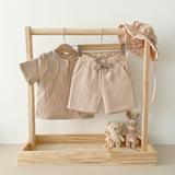 MeriBoo – Basisset aus 100 % Bio-Musselin „Mini Essentials Summer“