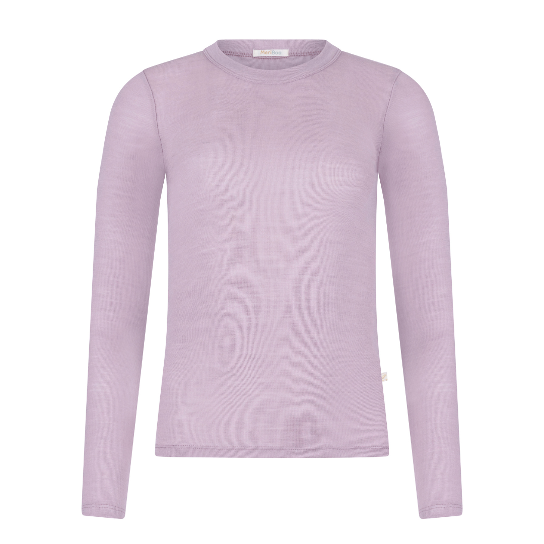 Damenbluse aus 100 % zertifizierter feiner Merinowolle
