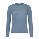 Damenbluse aus 100 % zertifizierter feiner Merinowolle