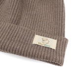 Mütze aus 100 % organischer gestrickter Merinowolle für Babys und Kinder
