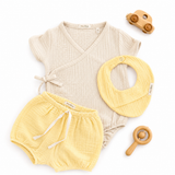 Set „Little Moments“ aus 100 % Bio-Musselin