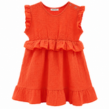Kleid „Soft Breeze“ aus 100 % Bio-Musselin mit Knöpfchen zum einfachen Anziehen