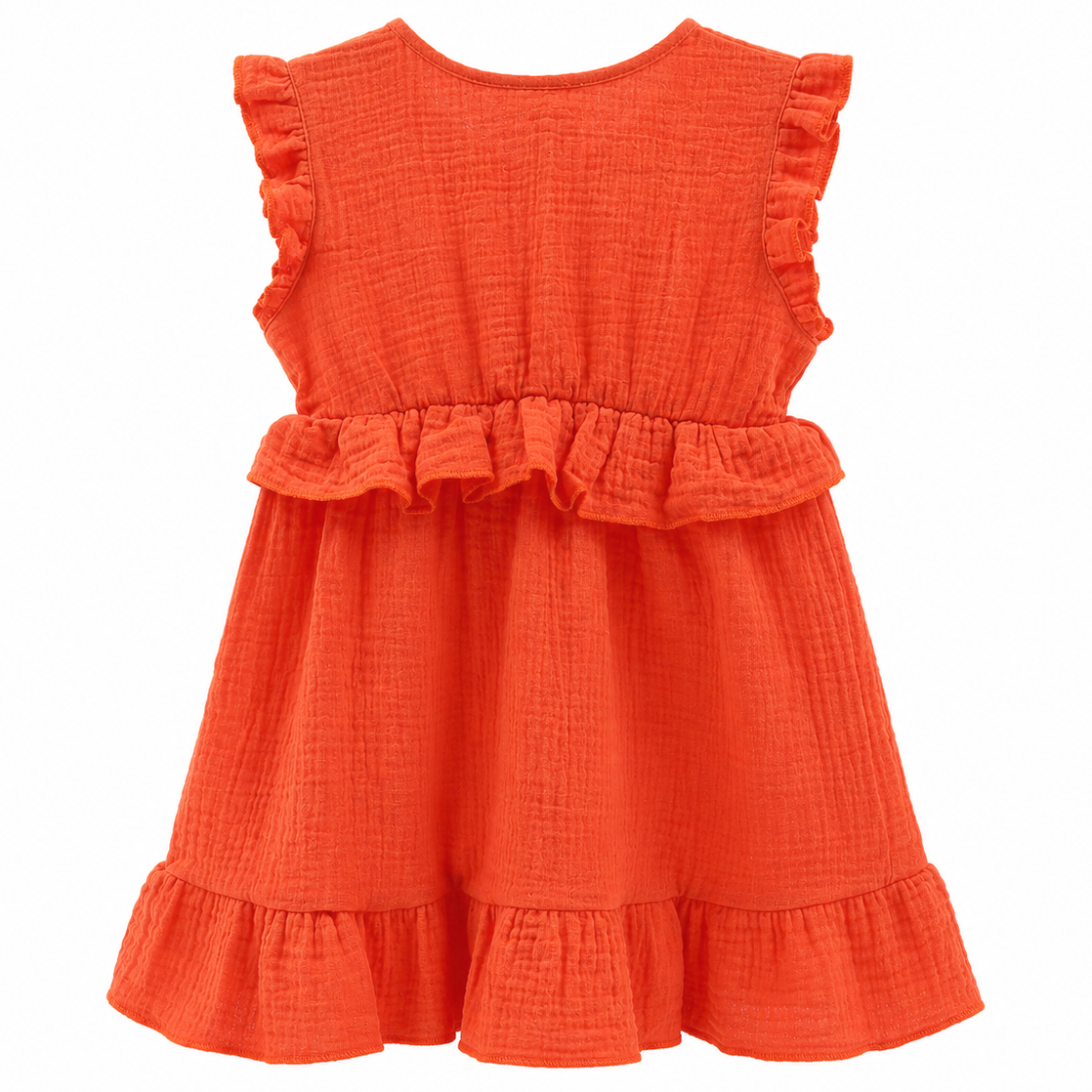 Kleid „Soft Breeze“ aus 100 % Bio-Musselin mit Knöpfchen zum einfachen Anziehen