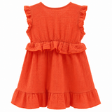 Kleid „Soft Breeze“ aus 100 % Bio-Musselin mit Knöpfchen zum einfachen Anziehen