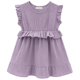 Kleid „Soft Breeze“ aus 100 % Bio-Musselin mit Knöpfchen zum einfachen Anziehen