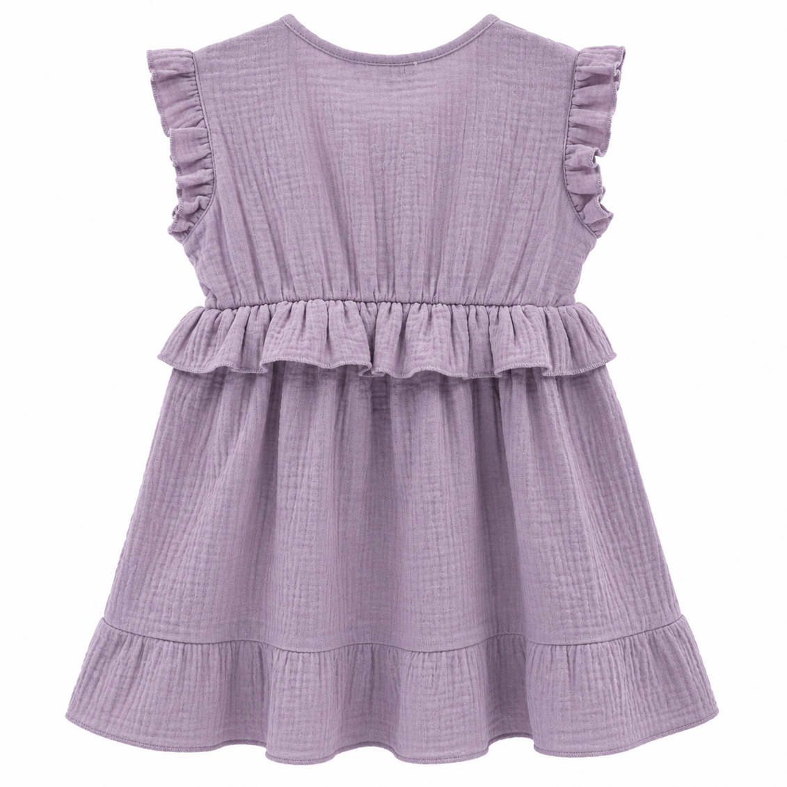 Kleid „Soft Breeze“ aus 100 % Bio-Musselin mit Knöpfchen zum einfachen Anziehen