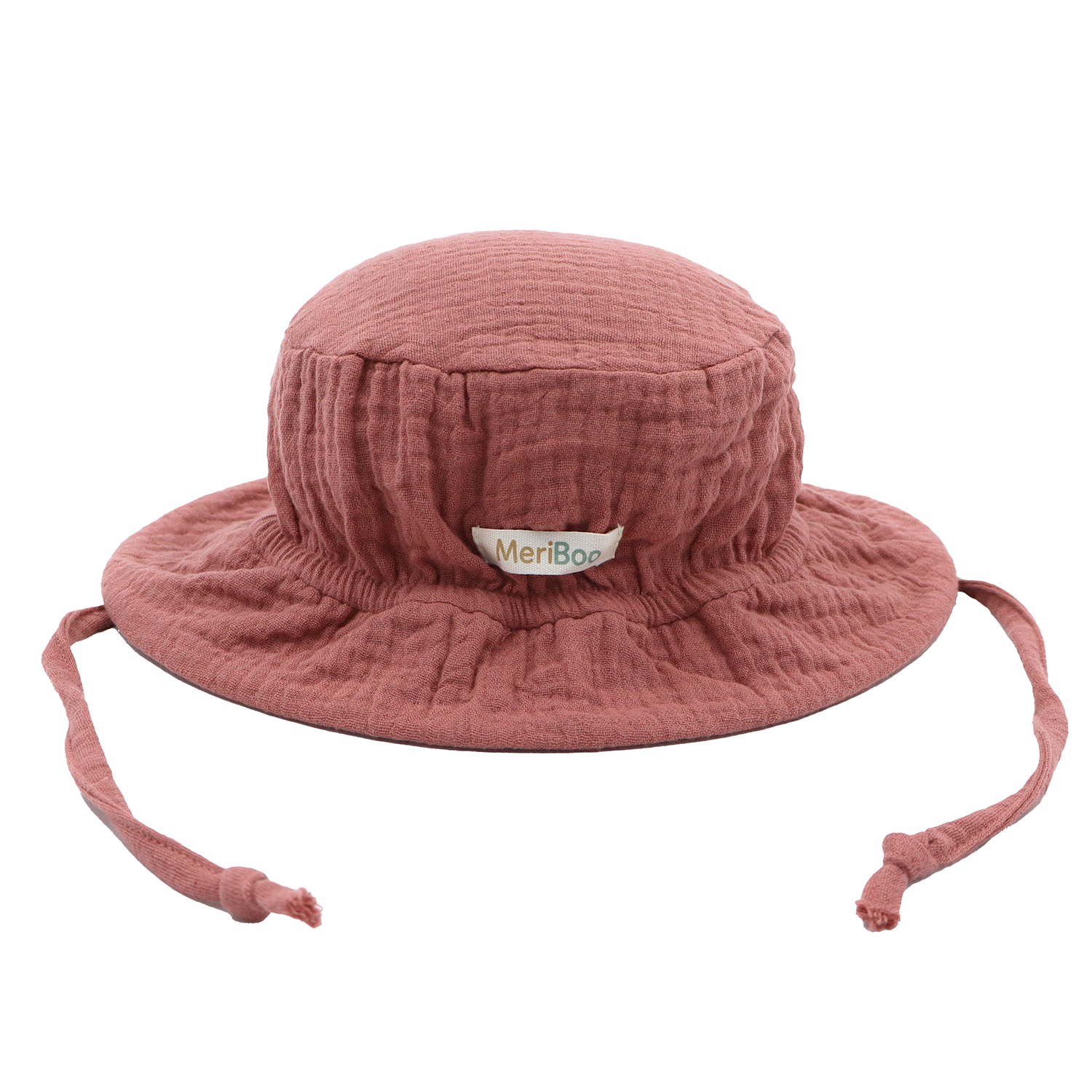 Mütze „Soft Breeze“ aus 100 % Bio-Musselin mit verlängertem Rückenteil zum Schutz des Nackens
