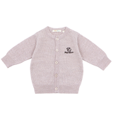 Strickjacke aus 100 % organischer Merinowolle