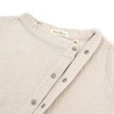 Ärmelloser Strampler „Soft Breeze“ aus 100 % Bio-Musselin